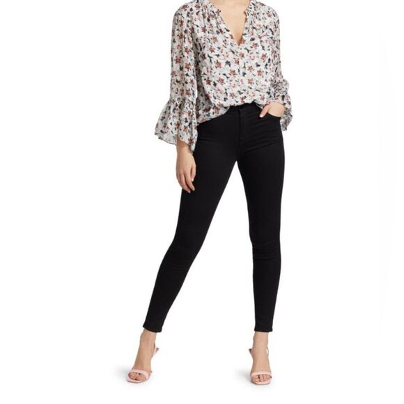 TANYA TAYLOR
Harper Floral Bell-Sleeve Top Size L - Picture 4 of 10